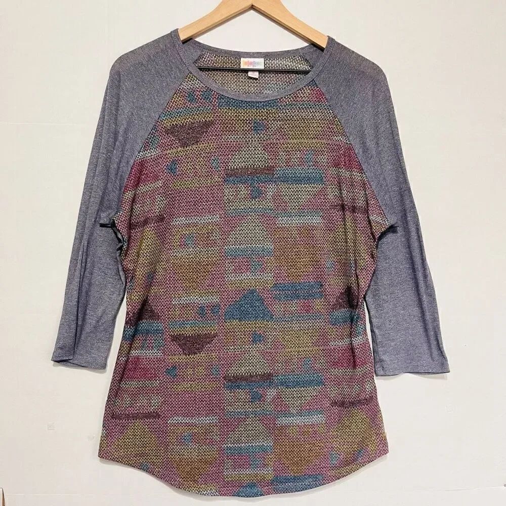 LuLaRoe Multi-Color Tunic Sz M EUC